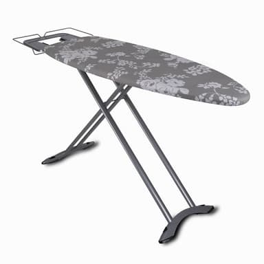 Table à repasser pliable 2en1 WILD en acier 130x47 H90cm avec repose fer et repose centrale vapeur