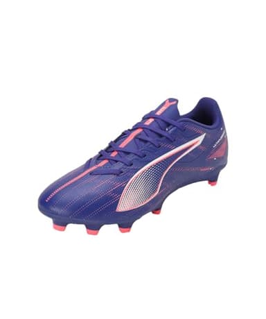Puma Unisex Adults Ultra 5 Play FG/AG Soccer Shoe, Lapis Lazuli-Puma White-Sunset Glow, 45 EU