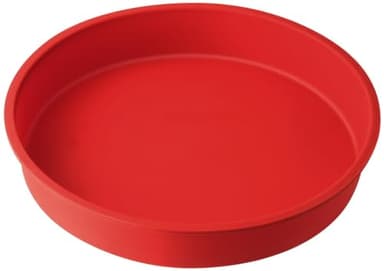 Dr. Oetker Flexxible Round Shape, Baking Shape, Runf Cake Shape, Platinum Silicone, 1267, Rouge 4, Moule À Manqué