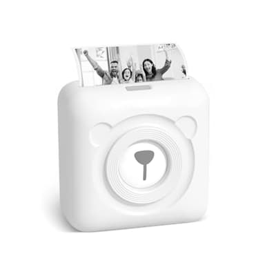 PeriPage Buyounger Mini Imprimante Photo Imprimante Thermique Bluetooth Imprimante sans Encre Portable Imprimante Multifonction Petite Taille Noir Et Blanc Imprimante pour DIY Photos, Notes