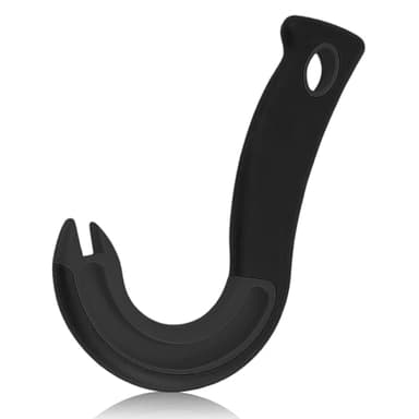 Ouvre-Boîtes Crochets Forme J, Ouvre Bocal à Anneau Pull Can Ouvre pour Boîtes Conserve Canette Ouvre-Boîte Manuel Facile pour Personnes Souffrant D'Arthrite Mains Faibles qui Fonctionnent (Gris)