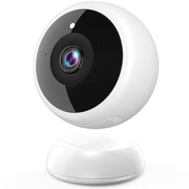 Caméra de sécurité sans fil extérieure Magnétique - Vidéo 2K HD, détection de mouvement, vision nocturne, étanche, contrôle par app, installation facile pour surveillance intérieure et extérieure