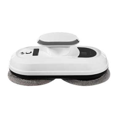 QUIOTUIR Robot Nettoyeur Vitre Robot Lave Vitre 2800pa Laveur de Vitre Automatique Télécommande Navigation Intelligente avec 10 Tampons Nettoyage pour Nettoyage Vitres Encadrées Maisons, Bureaux