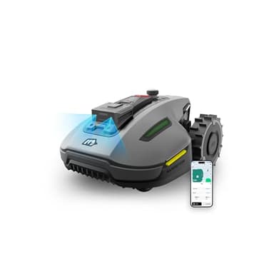 MAMMOTION Tondeuse Robot YUKA Mini 700, Recommandé 700 m², Max. 1100 m², UltraSense AI Vision et RTK, Pente à 45%, cartographie Automatique, Gestion multizone, Coupe 20-60 mm H, avec Module 4G