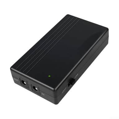 Mini onduleur avec batterie de secours, mini onduleur avec une puissante capacité de 7800 mAh pour routeur WiFi, téléphone, appareil photo, alimentation USB 5 V/DC 12 V