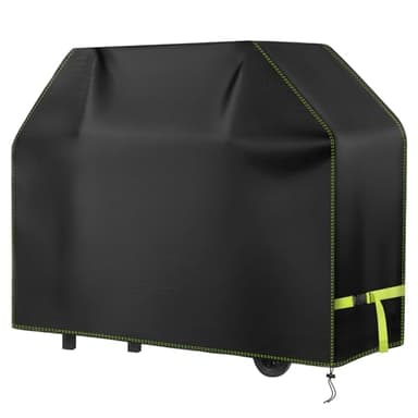 VDISRR Housse Barbecue Exterieur, 420D Oxford Bache Barbecue Exterieur Protection 117 * 66 * 117cm, Anti-Vent/Solei/l'eau, Housse Plancha Convient la Plupart des Grills