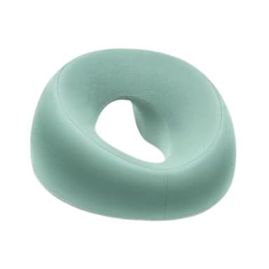 Folpus Oreiller Face vers Le Bas, Oreiller Sujet au Visage, Oreiller Sujet, Mousse à mémoire de Forme, Oreiller de Massage pour Salon, Oreiller de Massage à, Vert