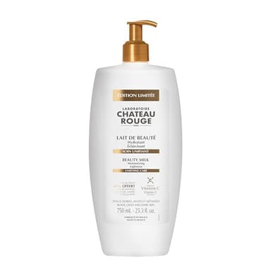 LABORATOIRE CHÂTEAU ROUGE - Lait de Beauté - unifiant - vitamine C - Peau lumineuse et Unifiée - FLACON 750ml