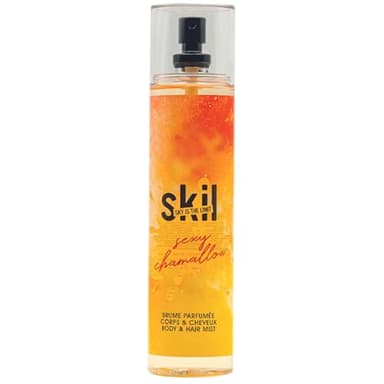 SKIL - Brume Parfumée Femme Sexy Chamallow - Collection Milky Way - Parfum Vanille Poire - Flacon Vaporisateur 250 ml - Fabriqué en France à Grasse