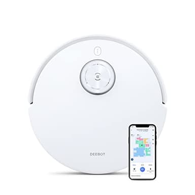 ECOVACS DEEBOT T10, Robot aspirateur Laveur avec plaque de nettoyage vibrante (OZMO Pro 3.0), 3000Pa, détection d'obstacles avec IA (AIVI 3.0), cartographie 3D, Batterie 5200 mAh, Assistant Vocal YIKO