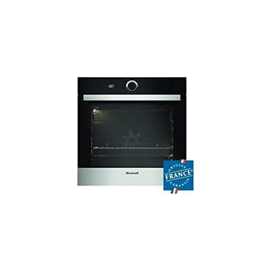 Four électrique encastrable Pyrolyse Chaleur tournante - Multifonction - BRANDT BXP5560X - Inox - 73 L - Classe A+