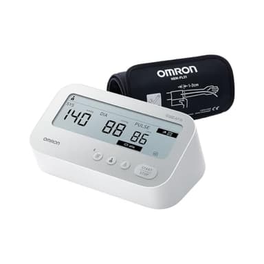 OMRON X4 Connect AFib – appareil tension artérielle bras – connexion Bluetooth – Tensiomètre bras OMRON validé cliniquement – Détecteur AFib à chaque mesure – Mémoire 2 personnes