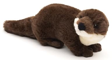 Uni-Toys Eco-Line Loutre Debout en Peluche 100% recyclée Longueur 25 cm