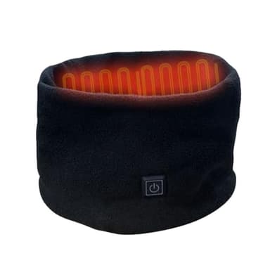 Persistence Cache-cou chauffant avec emballage USB rechargeable, réglage de 3 vitesses, écharpe en polaire pour le cyclisme et le ski