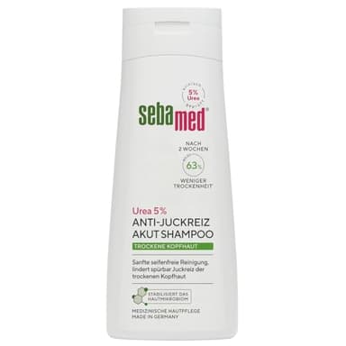 Sebamed Shampoing anti-démangeaisons 5% d'urée 200 ml - Pour cuir chevelu sec - Nettoyage doux sans savon - Soulage sensiblement les démangeaisons du cuir chevelu sec - Hydrate - Shampoing pour homme