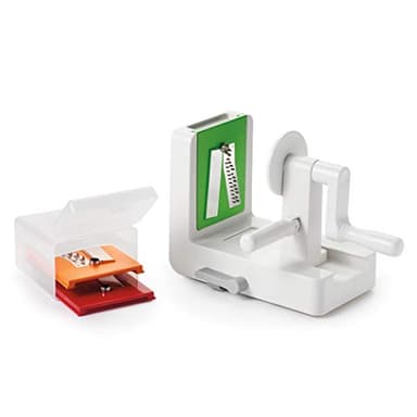 OXO Good Grips – Spiralizer à légumes de table - Coupe-légumes manuel pour spirales - Blanc