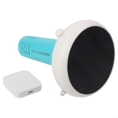 Homeponnew Appareil de test professionnel de l'eau de piscine avec panneau solaire, analyseur numérique connecté au WiFi pour surveillance de la température de la salinité du pH ORP, notifications
