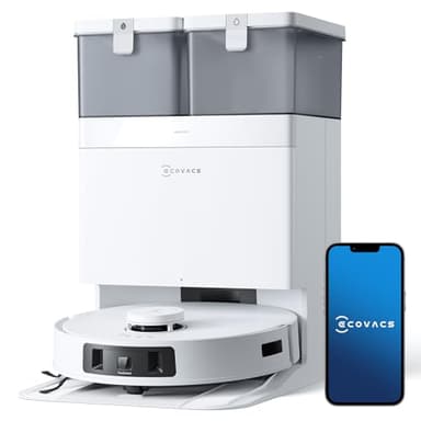 ECOVACS DEEBOT T30C Pro Omni Robot Aspirateur Laveur avec Station Omni, 12800Pa Aspiration, Brosse ZeroTangle 2.0, Nettoyage TruEdge, Auto-Vidange, Séchage 45°C, 200min Autonomie, Assistant YIKO