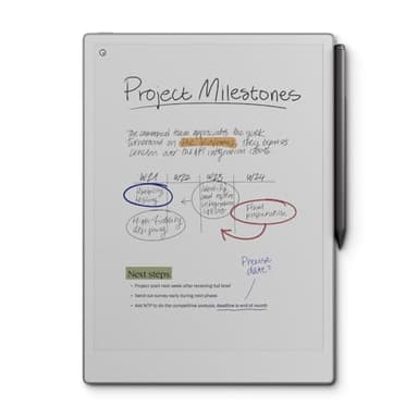 reMarkable Pack Essentiel Paper Pro | Tablette à Encre électronique - Écran Couleur 11,8" + Stylet Marker Plus avec Gomme intégrée