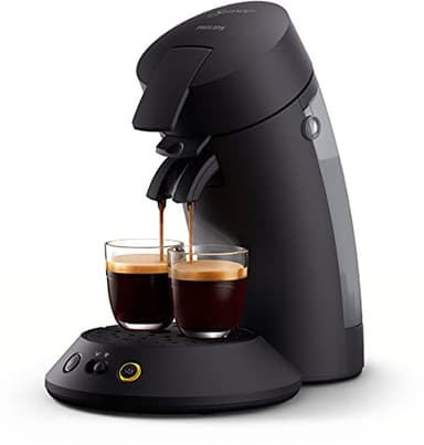 Philips Senseo Original Plus CSA210/60 Machine à café à dosettes (sélection de la puissance du café, technologie Coffee Boost, en plastique recyclé) Noir