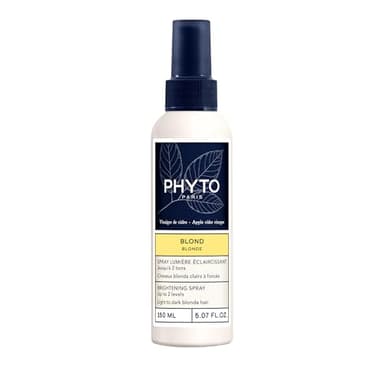 Phyto Paris - Blond Spray Lumière Éclaircissant 175ml – Éclaircit Progressivement Jusqu’à 2 Tons – Reflets Blonds Naturels et Ensoleillés – Soin Sans Rinçage, Sans Silicones