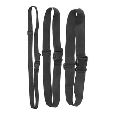 Healvian Rallonges De Ceinture Noires RéGlables En Nylon - Lot De 3 SystèMe De Fixation Universel Pour Sac À Dos Et Bagages Accessoire Pratique Pour Voyage