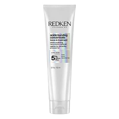 REDKEN - Soin Sans Rinçage Réparateur & Thermo-Protecteur pour Cheveux Abîmés à Très Abîmés - Transformation Capillaire Immédiate - Soin Bonding À L’Acide Citrique - Acidic Bonding Concentrate - 150ml