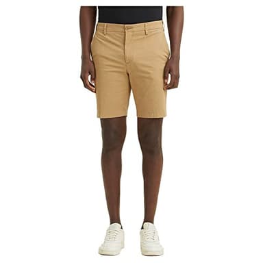 Dockers Smart Supreme Flex Modern Chino Short Pantalons Homme, HARVEST GOLD, 33