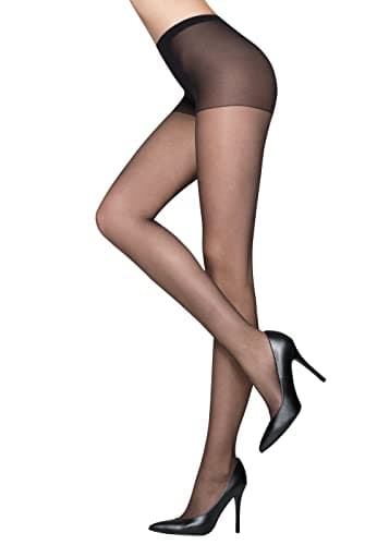 Golden Lady Collants Femme (lot de 5), Noir, 3