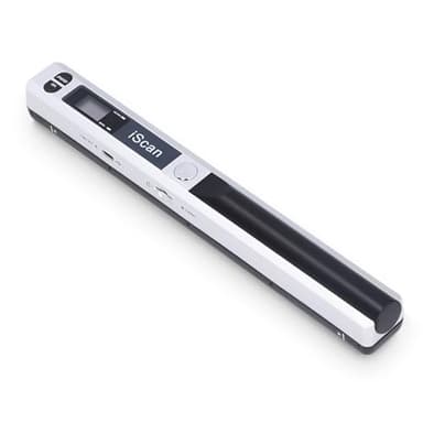 Scanner de Documents Portable, Petit Scanner de Documents et de Photos USB, de Scanner Portable Couleur HD 900 DPI pour la Maison, Les Voyages, Le Bureau et Les (Silver)