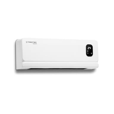 TROTEC TFC-W 27 E Radiateur soufflant mural, 2000 W, chauffage d'appoint, télécommande et détection de fenêtre ouverte, minuterie