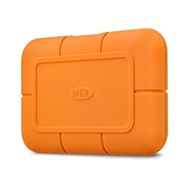 LaCie Rugged SSD 1To, Disque SSD externe, USB-C Thunderbolt 3, Résistance extrême à l'eau et aux chutes de trois mètres, avec USB-C sans câble USB-A, services Rescue valables 5 ans (STHR1000800)