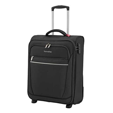travelite Valise Souple à 4 Roulettes, Set Dimensions L/M/S avec Serrure TSA, Conforme aux Normes IATA pour les Bagages à Main, Série de Bagages DERBY : Valise Trolley Élégante au Look Bicolore