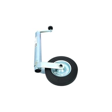 Carpoint Roue Jockey pour Remorque Ø 48mm avec Pneu en Caoutchouc