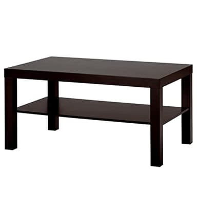 Ikea – Lack - Table - 90 x 55 x 45 cm - Couleur : marron/noir