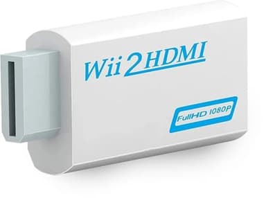Innovaland Convertisseur Wii vers HDMI avec Audio 3,5 mm – Adaptateur HDMI Wii Full HD 1080P – Convertisseur Vidéo Compact – Adaptateur pour Console Wii Compatible avec téléviseurs HD, Moniteurs