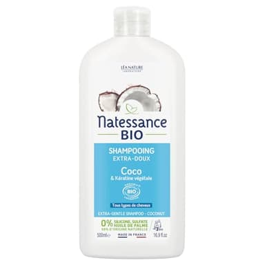 Natessance - Shampooing extra-doux - Coco Bio & Kératine végétale 500 ml