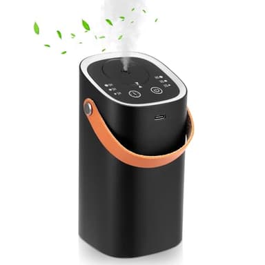 Diffuseur sans eau pour nébuliseur d'huiles essentielles, désodorisant rechargeable pour voiture avec poignée, mini diffuseur d'aromathérapie portable pour la maison, la chambre, la voiture, le bureau