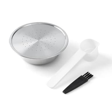 HAILASRE Capsule de café réutilisable pour machine à café Senseo HD7801 filtre à dosette de café rechargeable en acier inoxydable