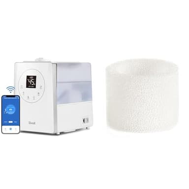 LEVOIT Humidificateur d'Air 6L Haut Remplissage, Intelligent WiFi Froid et Chaud pour Bébé & filtres de Rechange pour humidificateur, compatibles avec Dual150, Dual200S, Classic300(S)