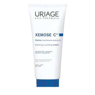 Uriage Xemose Crème Relipidante Anti-Irritations - Peau Sèche à Tendance Atopique - Beurre de Karité - Apaise les Sensations de Démangeaisons - Confort Durable - Visage & Corps - Non Parfumée - 200ml