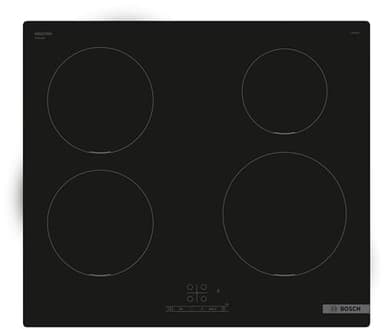 Bosch PKK611BB8E, Série 4, plaque électrique, 3 foyers, 60 cm, Puissance 5700 W, Noir