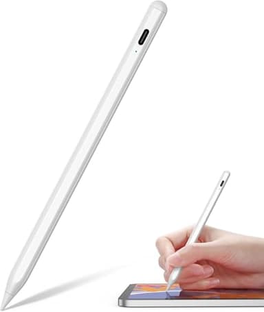 Stylet actif compatible avec Samsung Galaxy Z Flip 7/Z Flip 7 FE/Z Fold 5 6 écrans tactiles, crayon avec fonction double tactile, stylet rechargeable pour tablettes d'écriture et dessin