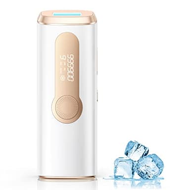 Haarlosy Épilateur Lumière Pulsée avec Indolore Refroidissement, 3 en 1 [HR/SC/RA] IPL Épilateur Laser pour Aisselles/Maillot/Corps, 9 Niveaux Lumière Pulsée Laser Épilation Définitif