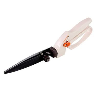 Fiskars Cisaille à gazon GS41 pour tailler le gazon et les haies, Longueur : 35,5 cm, Poids: 250 g, Blanc/Orange, FiberComp/Acier, Light, 1026917 Multicolore