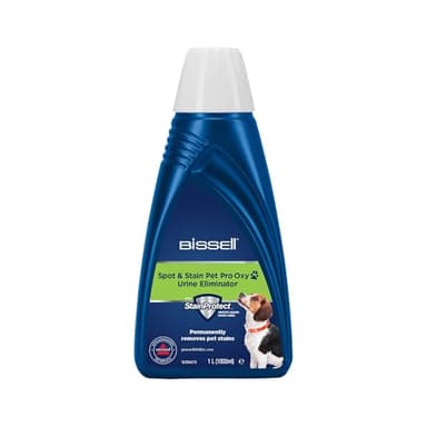BISSELL Spot & Stain Pet Pro Oxy - Solution de nettoyage pour les shampouineuses portatives BISSELL SpotClean - Conçue pour les moquettes, tissus d’ameublement, tapis et surfaces d’habitacle - 20343