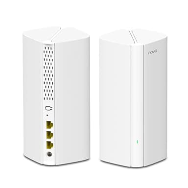 Tenda WiFi 6 Mesh AX3000 Nova MX12(Paquet de 2)- Système Mesh WiFi 6 pour Toute la Maison - Couverture de 4 à 6 pièces recommandée - Installation Facile - Remplacement de Répéteur Routeur WiFi