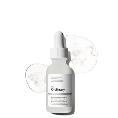 The Ordinary Niacinamide 10% + Zinc 1%, Sérum illuminant et lissant, pour les peaux sujettes aux imperfections, 30 ml