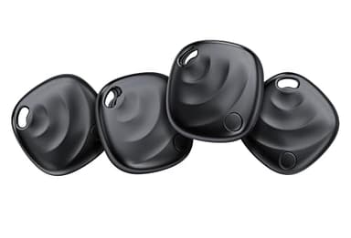 2025 Nouveau [Certifié Apple MFi] Air Tag Tracker Lot de 4, Smart Tag Traceur GPS Compatible avec Apple Localiser (iOS Uniquement), Localisateurs D'Objets Bluetooth Tracker GPS pour Valises/Clés/Sacs