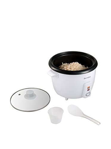 Livoo DOC111 Cuiseur à Riz | Capacité 1,5L, Revêtement Antiadhésif | Fonction Maintien au Chaud | 500 Watts, White